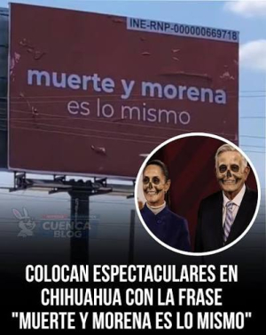 Ordena IEE quitar espectaculares vs Morena