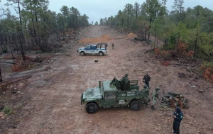 Destruyen narcopista en Guachochi, encuentras restos de droga
