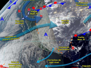 Vientos ligeros y posibles lluvias aisladas el pron&oacute;stico para fin de semana