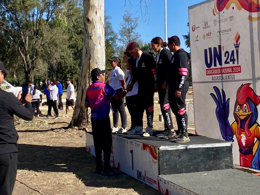 Oro para la UACH en tiro con arco varonil