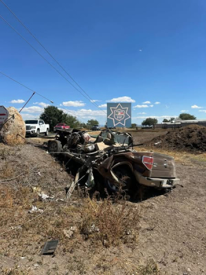 Muere ladr&oacute;n de veh&iacute;culo en el campo 111
