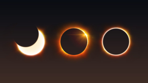 Hora del eclipse solar en Cuauht&eacute;moc