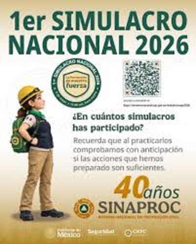 Sorprende a Cuauhtemenses Simulacro Nacional; segundo será en septiembre