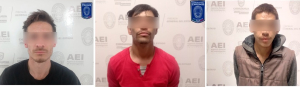 Detienen a tres narcomenudistas con metanfetaminas