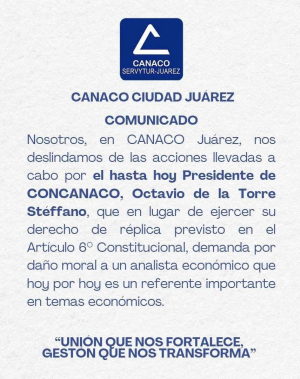 "No metemos las manos al fuego por nadie": CANACO