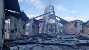 Se incendia iglesia en Bocoyna