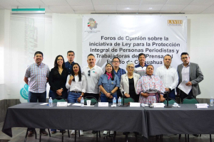 Termina foro con el tema protecci&oacute;n a periodistas