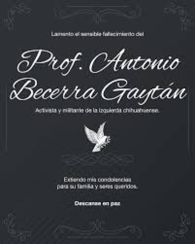 Lamentan en redes muerte del exdiputado Antonio Becerra Gaytán