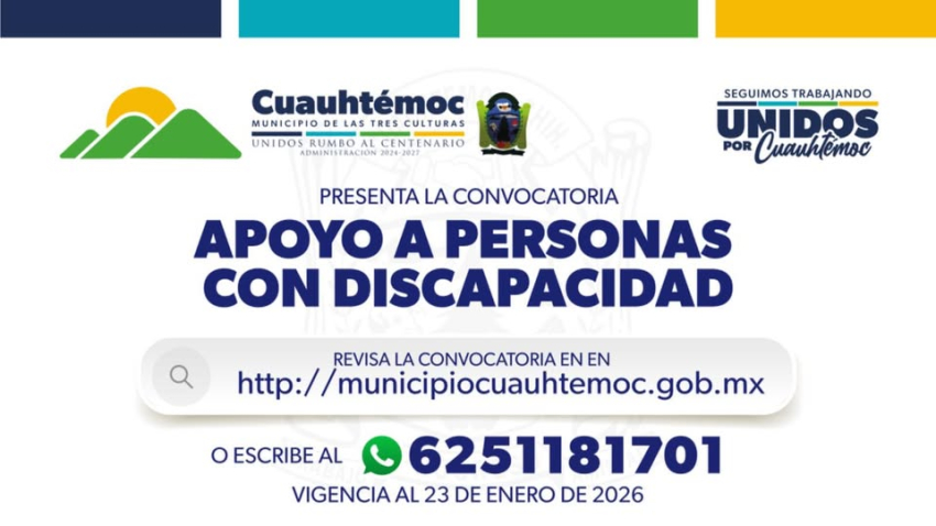 Inicia presidencia campa&ntilde;a de apoyo a discapacitados