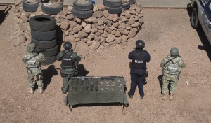 Asegura SSPE armas y cartuchos en Ejido El Largo Maderal