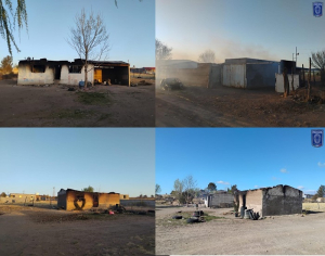 Investiga FGE Occidente incendio de cuatro viviendas en Carich&iacute;