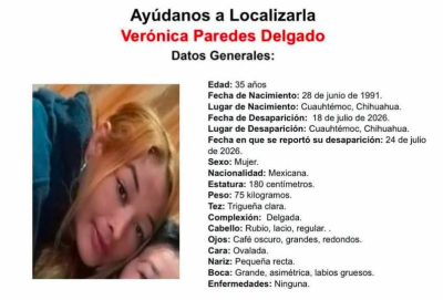 Desaparece mujer en la Col. CTM