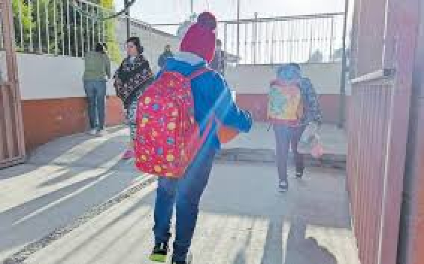 Hoy ausentismo escolar por bajas temperaturas