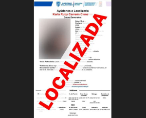 Hallan sana y salva a quincea&ntilde;era desaparecida