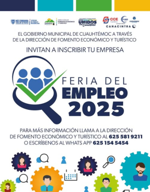 Invitan a la Feria del Empleo
