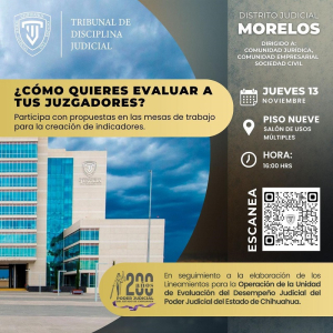 Tribunal de disciplina judicial invita a observadores