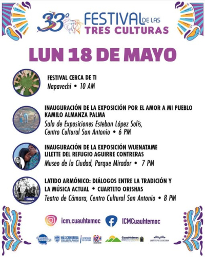 Sigue la fiesta en el festival 3 culturas, hoy Latido Armonico