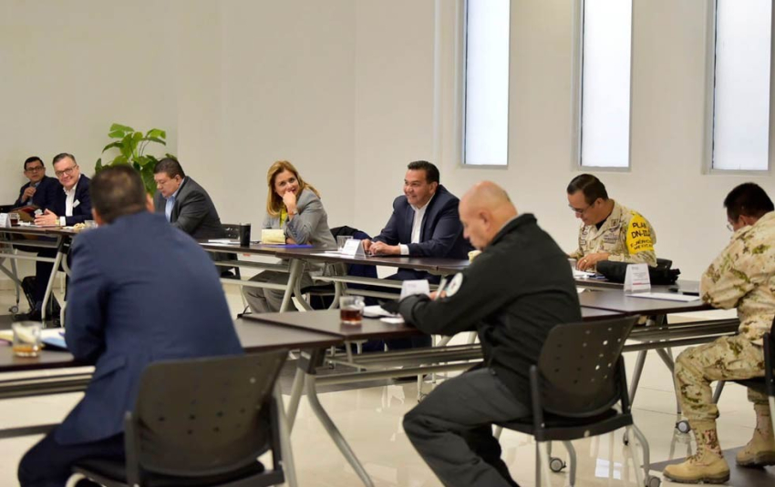 Asiste Maru Campos a reuni&oacute;n de seguridad