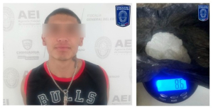 Capturan a otro narcomenudista con cristal