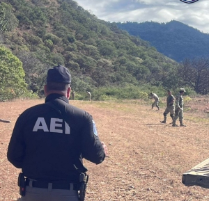 Destruyen AEI y Ej&eacute;rcito pista de aterrizaje clandestina en Moris