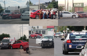 5 choques en medio d&iacute;a