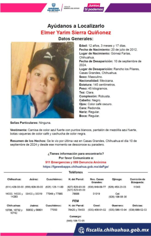 Desapareci&oacute; familia en camino de Madera, piden ayuda para localizarlos