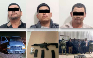 Capturan a tres hombres con armas ilegales