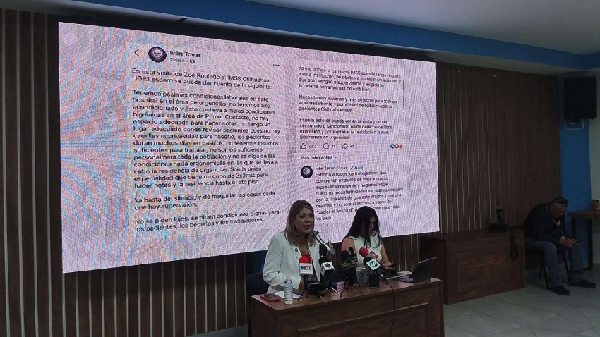 Rechaza Daniela Álvarez retirar espectaculares contra el Imss