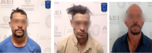 Detienen a tres narcomenudistas con cristal