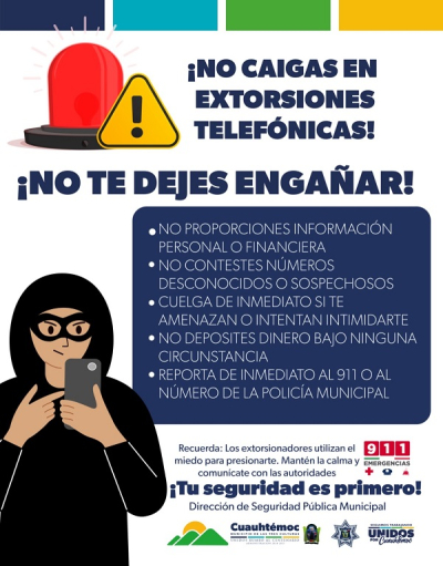 Sujetos fracasan en intento de extorsión contra familia.
