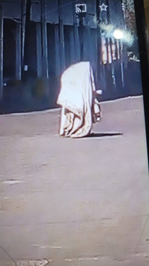 &iexcl;Ha Caray!  No es un fantasma, es un indigente