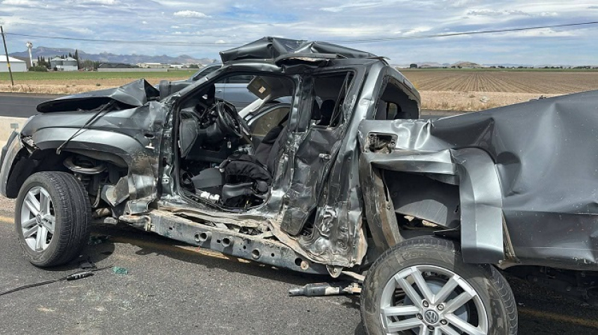 Muere pareja Menonita en accidente vehícular en el corredor comercial