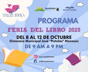Promueven la feria del libro para Octubre