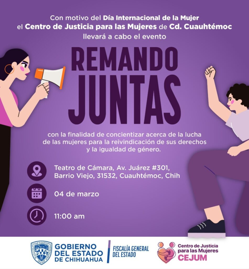 Invita CEJUM al foro &ldquo;Remando Juntas&rdquo; en el teatro de c&aacute;mara