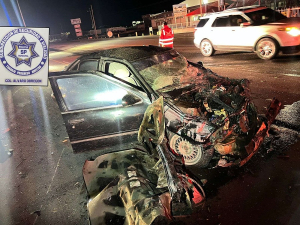 Choque en el corredor comercial deja cuantiosos da&ntilde;os