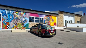 Agentes del DARE conviven con ni&ntilde;os de la casa amor