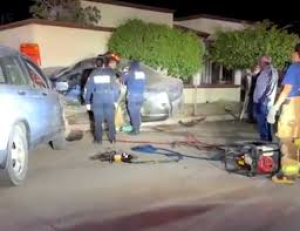 Detienen a 6 menores despu&eacute;s de chocar una patrulla
