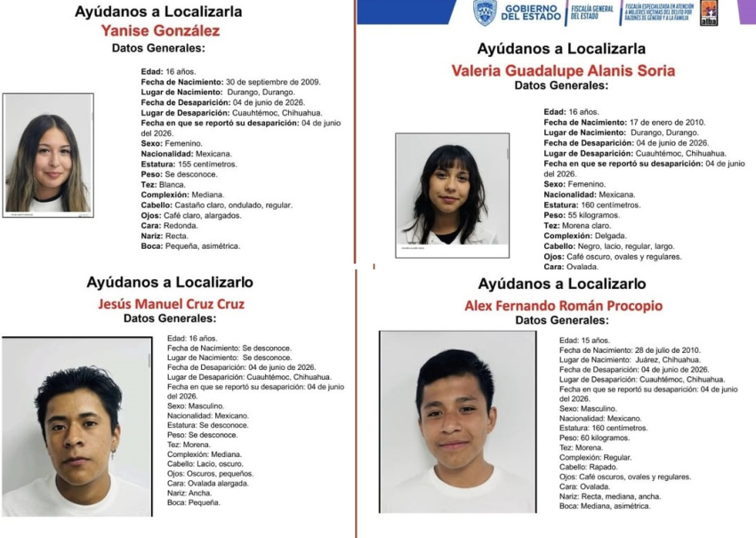 Escapan cuatro adolescentes  del Centro Neurológico del DIF, los buscan