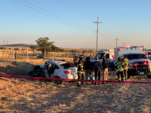 Fallecen seis personas en accidente en la carretra Cuauhtemoc-Chihuahua