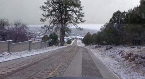 Registra Protecci&oacute;n Civil ca&iacute;da de nieve y aguanieve durante las primeras horas de este s&aacute;bado