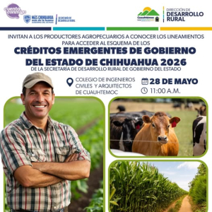 Oportunidad para productores, cr&eacute;ditos del estado