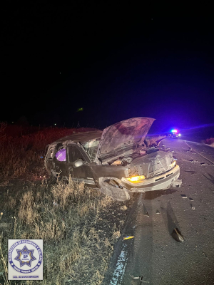 volcadura en la carretera del Campo Menonita 101 cobra vida de una mujer