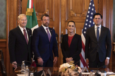 Acuerdan México y EU reforzar colaboración en seguridad