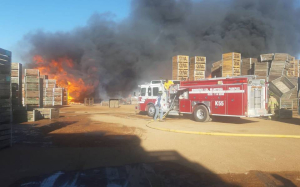 Investigan  incendio en frigor&iacute;fico en Rubio