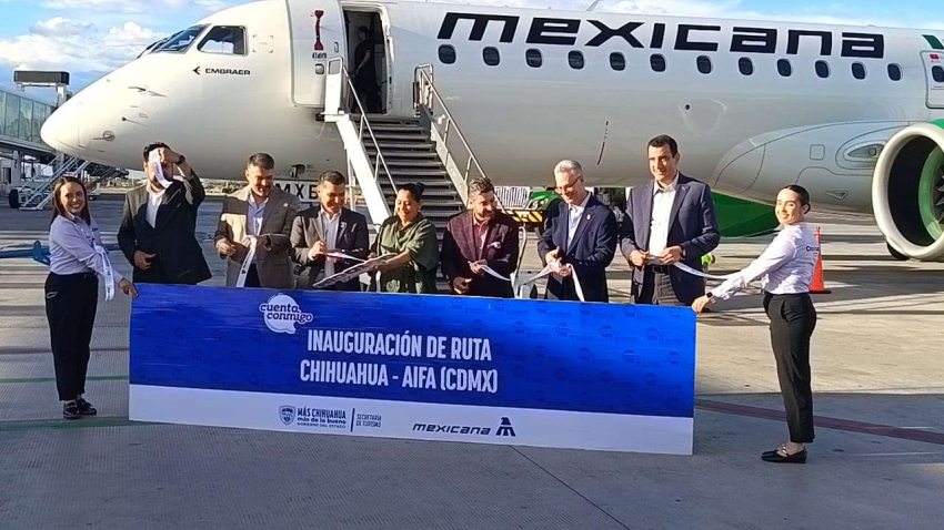Inauguran vuelo directo Chihuahua-Valle de MX con 5 por semana