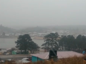 Pronostican nieve y agua nieve para las pr&oacute;ximas horas a ra&iacute;z del frente frio 24