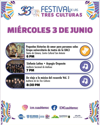 Continúan los eventos del Festival de las Tres Culturas