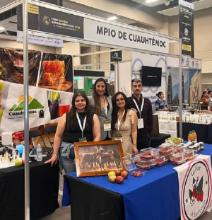 Cuauht&eacute;moc activo en el evento agroalimentario