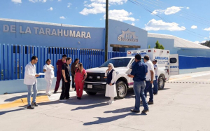 Entregan ambulancia al Hospital de la Tarahumara en Sisoguichi