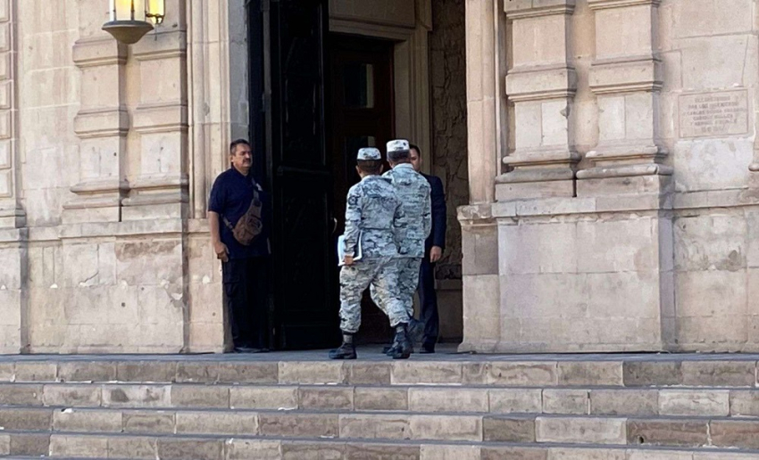 Mesa de seguridad hoy en el palacio